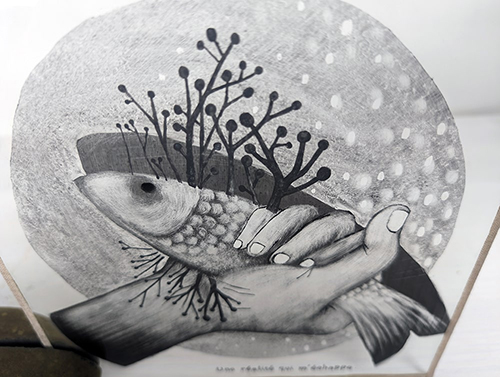 Une réalité qui m'échappe - 20x20cm